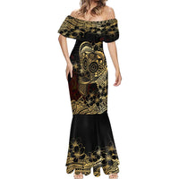Frangipani Festival Rabaul Mermaid Dress PNG Tribal Baining Mask Tattoo LT14 - Polynesian Pride