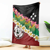 Frangipani Festival Rabaul East New Britain Blanket Dukduk Dance With Plumeria - Polynesian Pride