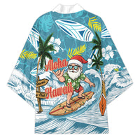 Hawaii Summer Christmas Kimono Surfing Santa Shaka Catch The Wave