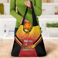 Papua New Guinea Rugby Custom Grocery Bag Go PNG Hunters Polynesian Pattern - Polynesian Pride