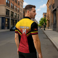 Papua New Guinea Rugby Custom Zipper Polo Shirt Go PNG Hunters Polynesian Pattern - Polynesian Pride