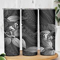 Kamehameha Butterfly Hawaii Skinny Tumbler Hawaiian Pulelehua Mamaki Black Color