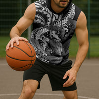 Kamehameha Butterfly Hawaii Sleeveless Hoodie Hawaiian Pulelehua Mamaki Black Color