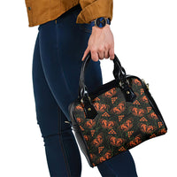 Kamehameha Butterfly Mamaki Hawaii Shoulder Handbag Pulelehua Hawaiian Kakau Seamless Style