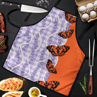 Kamehameha Butterfly Palaka Hawaii Apron Pulelehua Honohono Pikake Lei