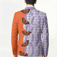 Kamehameha Butterfly Palaka Hawaii Blazer Pulelehua Honohono Pikake Lei