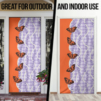 Kamehameha Butterfly Palaka Hawaii Door Cover Pulelehua Honohono Pikake Lei