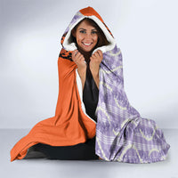 Kamehameha Butterfly Palaka Hawaii Hooded Blanket Pulelehua Honohono Pikake Lei