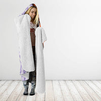 Kamehameha Butterfly Palaka Hawaii Hooded Blanket Pulelehua Honohono Pikake Lei