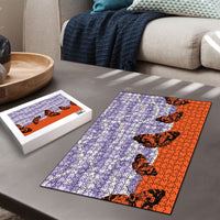 Kamehameha Butterfly Palaka Hawaii Puzzle Pulelehua Honohono Pikake Lei