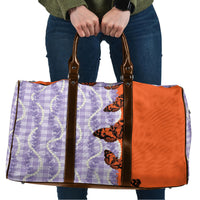 Kamehameha Butterfly Palaka Hawaii Travel Bag Pulelehua Honohono Pikake Lei