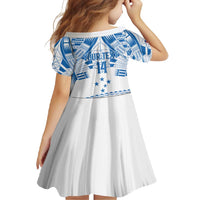 Toa Samoa Rugby Custom Family Matching Mermaid Dress and Hawaiian Shirt Uso aso uma Samoan Pattern White - Polynesian Pride