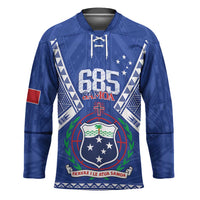 Personalised Samoa 685 Hockey Jersey Samoan Pride Coat Of Arms - Polynesian Pride
