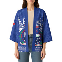 Personalised Samoa 685 Kimono Samoan Pride Coat Of Arms - Polynesian Pride
