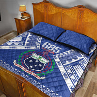 Samoa 685 Quilt Bed Set Samoan Pride Coat Of Arms - Polynesian Pride