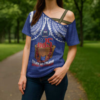 Toa Samoa Rugby Cross Shoulder Shirt 685 Pride Tanoa Ula Fala - Polynesian Pride