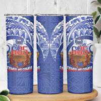 Toa Samoa Rugby Skinny Tumbler 685 Pride Tanoa Ula Fala - Polynesian Pride