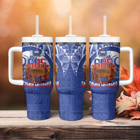 Toa Samoa Rugby Tumbler With Handle 685 Pride Tanoa Ula Fala - Polynesian Pride