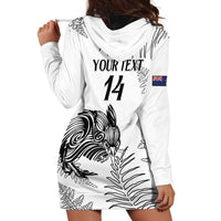 Custom New Zealand Kiwi Football Hoodie Dress Aotearoa Silver Fern LT14 - Polynesian Pride