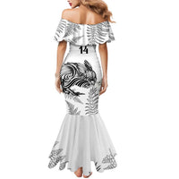 Custom New Zealand Kiwi Football Mermaid Dress Aotearoa Silver Fern LT14 - Polynesian Pride