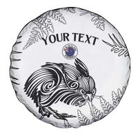 Custom New Zealand Kiwi Football Spare Tire Cover Aotearoa Silver Fern