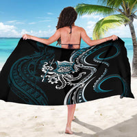Turquoise Hawaii Kanaloa God Sarong Hawaiian Octopus