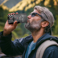 New Zealand ANZAC Day 4 in 1 Can Cooler Tumbler 25th April Silver Fern With Poppy