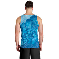 Aloha Hawaii Molokai Island Men Tank Top Hibiscus Tribal Honu Hawaiian Tattoo