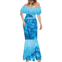 Aloha Hawaii Molokai Island Mermaid Dress Hibiscus Tribal Honu Hawaiian Tattoo