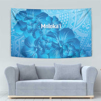 Aloha Hawaii Molokai Island Tapestry Hibiscus Tribal Honu Hawaiian Tattoo