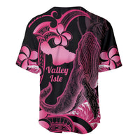 Aloha Hawaii Maui Baseball Jersey Valley Isle Humpback Whale Black