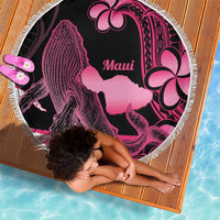 Aloha Hawaii Maui Beach Blanket Valley Isle Humpback Whale Black