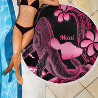 Aloha Hawaii Maui Beach Blanket Valley Isle Humpback Whale Black
