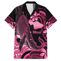 Aloha Hawaii Maui Family Matching Summer Maxi Dress and Hawaiian Shirt Valley Isle Humpback Whale Black