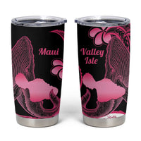 Aloha Hawaii Maui Tumbler Cup Valley Isle Humpback Whale Black