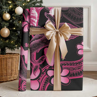 Aloha Hawaii Maui Wrapping Paper Valley Isle Humpback Whale Black - Polynesian Pride