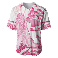 Aloha Hawaii Maui Baseball Jersey Valley Isle Humpback Whale White