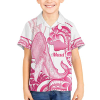 Aloha Hawaii Maui Family Matching Summer Maxi Dress and Hawaiian Shirt Valley Isle Humpback Whale White