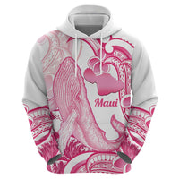 Aloha Hawaii Maui Hoodie Valley Isle Humpback Whale White