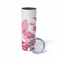 Aloha Hawaii Maui Skinny Tumbler Valley Isle Humpback Whale White