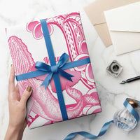 Aloha Hawaii Maui Wrapping Paper Valley Isle Humpback Whale White - Polynesian Pride