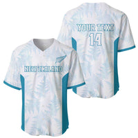 Custom New Zealand Silver Fern Football Baseball Jersey Come On All White