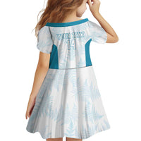 Custom New Zealand Silver Fern Football Family Matching Puletasi and Hawaiian Shirt Come On All White