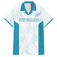 Custom New Zealand Silver Fern Football Family Matching Puletasi and Hawaiian Shirt Come On All White