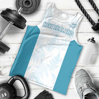 Custom New Zealand Silver Fern Football Men Tank Top Come On All White