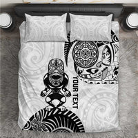 Custom Aotearoa Football Bedding Set NZ Maori Tiki Go Champions