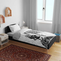 Custom Aotearoa Football Bedding Set NZ Maori Tiki Go Champions