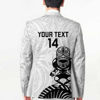 Custom Aotearoa Football Blazer NZ Maori Tiki Go Champions - Polynesian Pride
