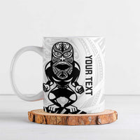 Custom Aotearoa Football Ceramic Mug NZ Maori Tiki Go Champions - Polynesian Pride