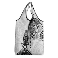 Custom Aotearoa Football Grocery Bag NZ Maori Tiki Go Champions